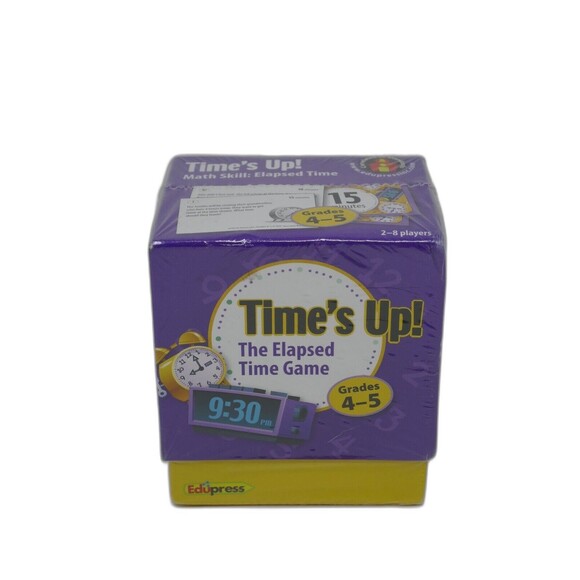 Time's Up! The Elapsed Time Game Grades 4-5 SEALED - Picture 1 of 6
